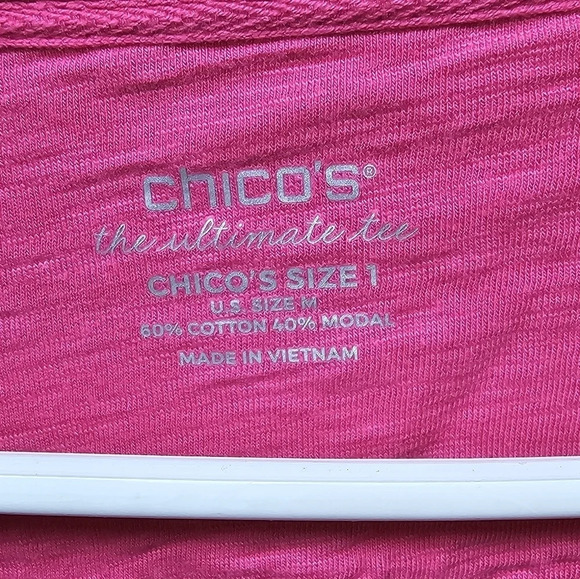 Chico's Top Sz 1 (M) excellent - Picture 5 of 7